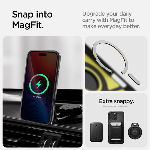 כיסוי Spigen לאייפון 16 מסדרה Tough Armor T AI (MagFit + בקרת מצלמה)